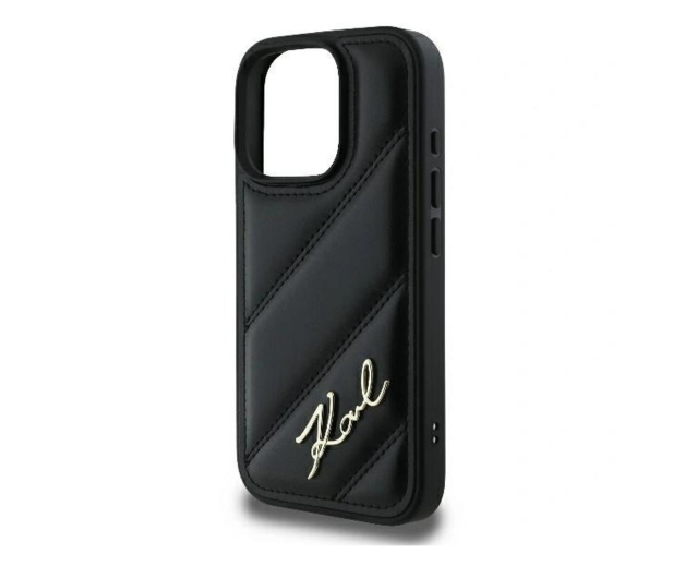 Karl Lagerfeld Quilted Signature do iPhone 16 Pro czarny - 1278281 - zdjęcie 3